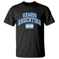 Vamos Argentina Football Throwback Design T Shirt Vintage Argentinian Flag
