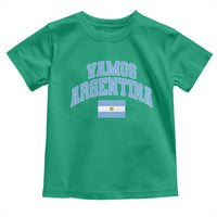 Vamos Argentina Football Throwback Design Toddler T Shirt Vintage Argentinian Flag