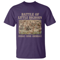 Battle of Little Bighorn T Shirt Courage Honor Remember Native American