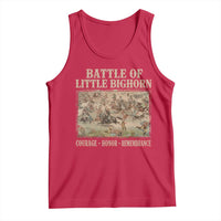 Battle of Little Bighorn Tank Top Courage Honor Remember Native American