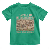 Battle of Little Bighorn Toddler T Shirt Courage Honor Remember Native American