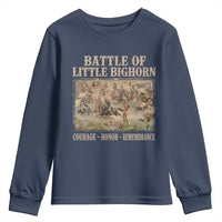 Battle of Little Bighorn Youth Sweatshirt Courage Honor Remember Native American
