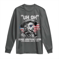 Uh Oh George Armstrong Custer Little Bighorn Long Sleeve Shirt Vintage American Flag June 25 1876