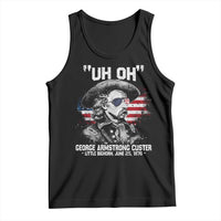 Uh Oh George Armstrong Custer Little Bighorn Tank Top Vintage American Flag June 25 1876