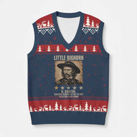 George Armstrong Custer Battle of the Little Bighorn V-Neck Knit Sweater Vest Beautiful Scenery But Not The Best Place For A Last Stand