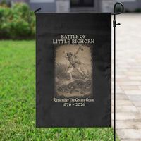 Battle of Little Bighorn 150 Year Anniversary 1876 2026 Garden Flag Remember The Greasy Grass Native American