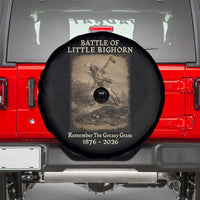 Battle of Little Bighorn 150 Year Anniversary 1876 2026 Spare Tire Cover Remember The Greasy Grass Native American