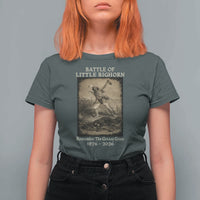 Battle of Little Bighorn 150 Year Anniversary 1876 2026 T Shirt For Women Remember The Greasy Grass Native American