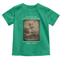 Battle of Little Bighorn 150 Year Anniversary 1876 2026 Toddler T Shirt Remember The Greasy Grass Native American