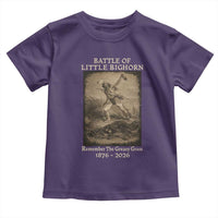 Battle of Little Bighorn 150 Year Anniversary 1876 2026 Toddler T Shirt Remember The Greasy Grass Native American