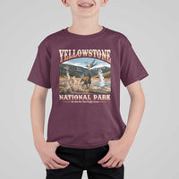 Yellowstone National Park Do Not Pet The Fluffy Cows T Shirt For Kid