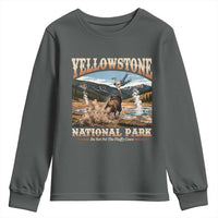 Yellowstone National Park Do Not Pet The Fluffy Cows Youth Sweatshirt