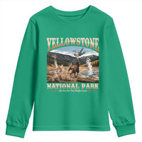 Yellowstone National Park Do Not Pet The Fluffy Cows Youth Sweatshirt