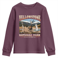 Yellowstone National Park Do Not Pet The Fluffy Cows Youth Sweatshirt