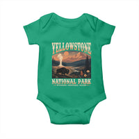 Yellowstone National Park Wyoming Montana Idaho Baby Onesie Vintage Bison Geyser