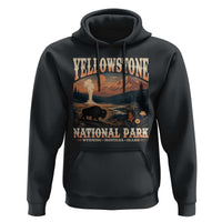 Yellowstone National Park Wyoming Montana Idaho Hoodie Vintage Bison Geyser