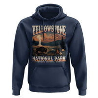 Yellowstone National Park Wyoming Montana Idaho Hoodie Vintage Bison Geyser