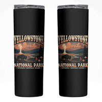 Yellowstone National Park Wyoming Montana Idaho Skinny Tumbler Vintage Bison Geyser