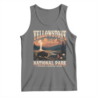 Yellowstone National Park Wyoming Montana Idaho Tank Top Vintage Bison Geyser