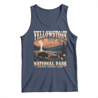 Yellowstone National Park Wyoming Montana Idaho Tank Top Vintage Bison Geyser