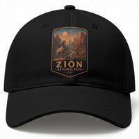 Zion National Park Baseball Cap Vintage The Narrows Utah Bighorn Sheep