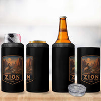 Zion National Park 4 in 1 Can Cooler Tumbler Vintage The Narrows Utah Bighorn Sheep