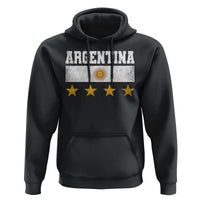 Argentina Champions 2026 4th Star Hoodie Vintage Sol De May and Stripes