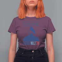 Harris Walz'24 T Shirt For Women We're Fighting For Our Future Women's Right - Wonder Print Shop