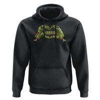 Funny Harris Halloween Hoodie Harris Heart Green Zombie Hand Election 2024 Costume - Wonder Print Shop