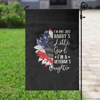 I Am Not Just Daddys Little Girl I Am A Veterans Daughter Garden Flag American Flag - Wonder Print Shop