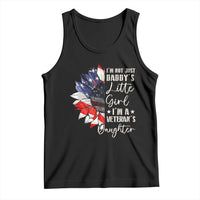 I Am Not Just Daddys Little Girl I Am A Veterans Daughter Tank Top American Flag - Wonder Print Shop