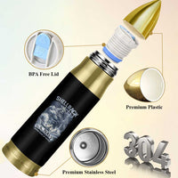 Navy Veteran Bullet Tumbler King Neptune Shellback Ancient Order Of The Deep - Wonder Print Shop