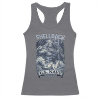 Navy Veteran Racerback Tank Top King Neptune Shellback Ancient Order Of The Deep - Wonder Print Shop