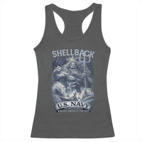 Navy Veteran Racerback Tank Top King Neptune Shellback Ancient Order Of The Deep - Wonder Print Shop