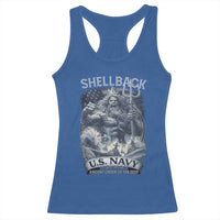 Navy Veteran Racerback Tank Top King Neptune Shellback Ancient Order Of The Deep - Wonder Print Shop