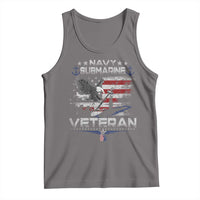 Navy Submarine Veteran Tank Top Military Patriotic Vintage American Flag