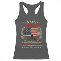 Navy Submarine Racerback Tank Top To Find Us You Must Be Good To Catch Us You Must Be Fast - Wonder Print Shop