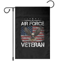 Air Force Veteran Garden Flag Bald Eagle Vintage American Flag - Wonder Print Shop