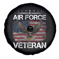 Air Force Veteran Spare Tire Cover Bald Eagle Vintage American Flag - Wonder Print Shop