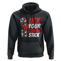 Funny Christmas Hoodie I Like To Lick Your Candy Stick