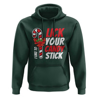 Funny Christmas Hoodie I Like To Lick Your Candy Stick