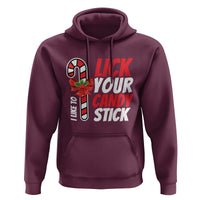 Funny Christmas Hoodie I Like To Lick Your Candy Stick