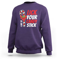 Funny Christmas Sweatshirt I Like To Lick Your Candy Stick - Wonder Print Shop