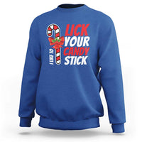 Funny Christmas Sweatshirt I Like To Lick Your Candy Stick - Wonder Print Shop