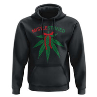 Funny Weed Christmas Hoodie Mistlestoned Mistletoe Led Lights