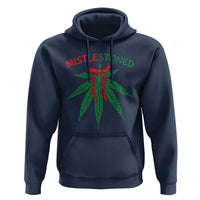 Funny Weed Christmas Hoodie Mistlestoned Mistletoe Led Lights
