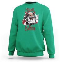 Hail Santa Heavy Metal Christmas Sweatshirt Krampus Xmas Rock & Roll - Wonder Print Shop