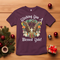 Wishing You A Blessed Yule T Shirt Yule Goat Pagan - Wonder Print Shop