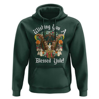 Wishing You A Blessed Yule Hoodie Yule Goat Pagan