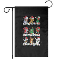 Dabbing Santa Elf Friends Christmas Light Garden Flag - Wonder Print Shop